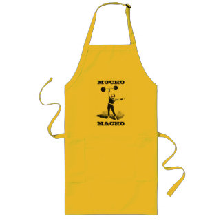 Mucho Macho T-Shirt Long Apron