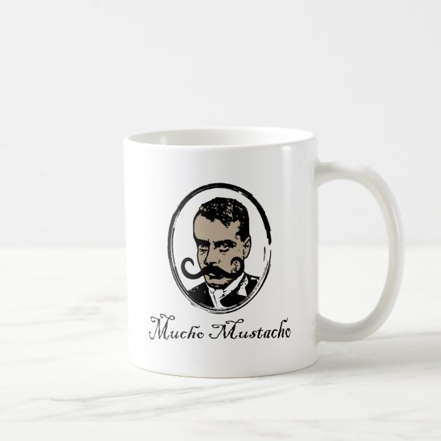 Mucho Mustacho - Zapata Coffee Mug (Right)
