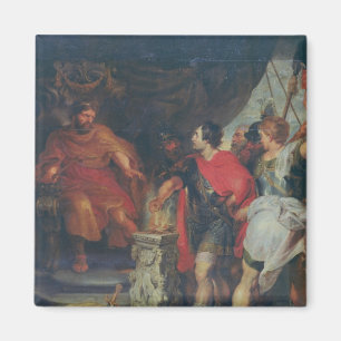 Mucius Scaevola before Lars Porsena, c.1618-20 Magnet