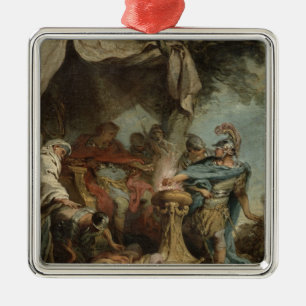 Mucius Scaevola before Porsenna Metal Tree Decoration
