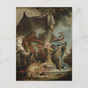 Mucius Scaevola before Porsenna Postcard