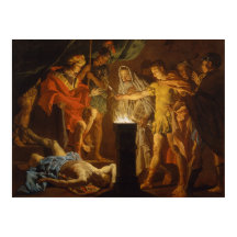 "Mucius Scaevola in the presence of Lars Porsenna"