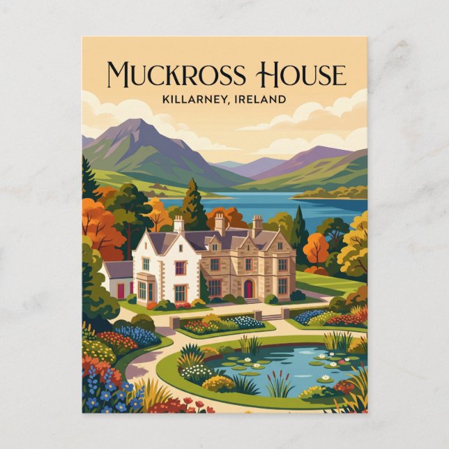 Muckross House Ireland Postcard (Front)