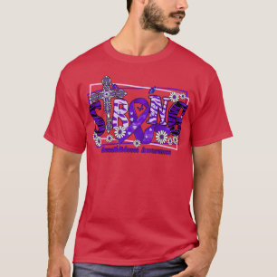 Mucolididoses Awareness cross ribbon Strong hope l T-Shirt