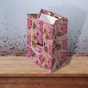 Mud Bath Piggy Medium Gift Bag