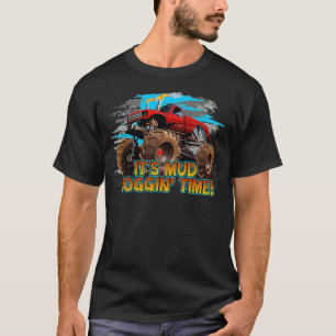 Mud Bogging Mudding Time Monster Truck Premium  T-Shirt