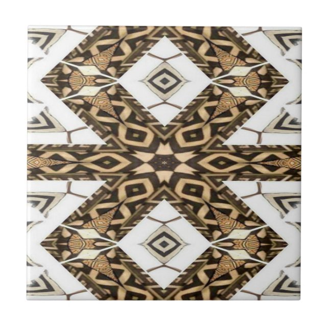 Mud cloth pattern tile (Front)