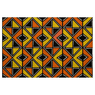 Mud Cloth Style 100215(2) - Amber and Orange