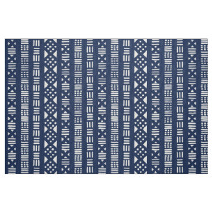 Mud Cloth Style Pattern 01 - Indigo Style