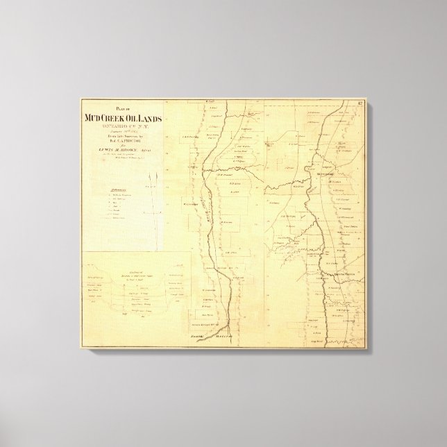 Mud Creek oil lands Canvas Print (Front)