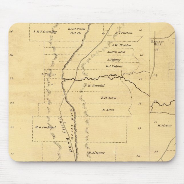 Mud Creek oil lands Mouse Mat (Front)