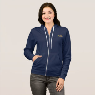 Mud Diving women navy bella hoodie pocket