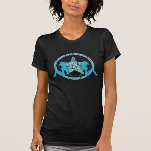 Mud Flap Cowgirls Blue Women's T-Shirt