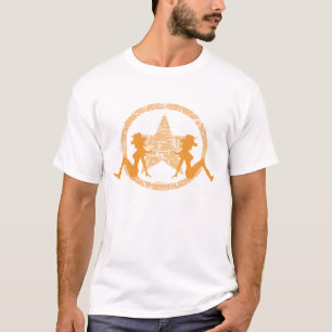 Mud Flap Cowgirls Orange T-Shirt