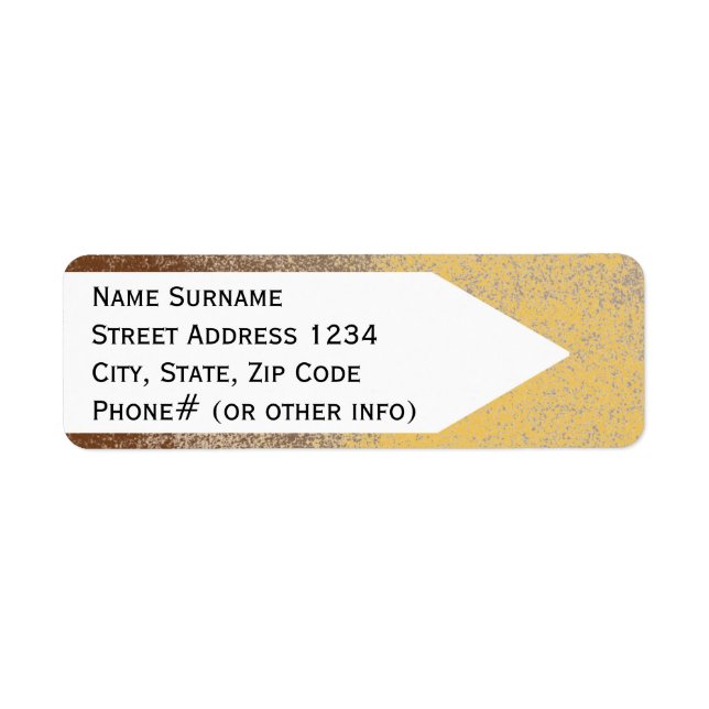 Mud Lover Brown Splash Aged Paint +Pick Your Colou (Front)