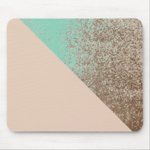 Mud Lover Peach and Mint Splash Style Mouse Mat