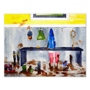 mud room print