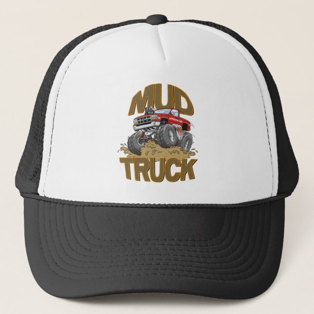 Mud Truck Chevy Trucker Hat (Front)