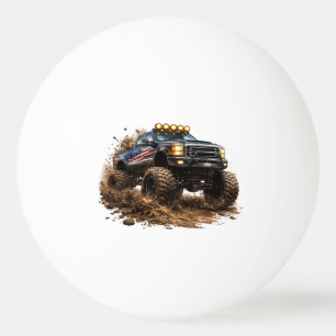 Mud Truck Power – Off-Road Beast Design Ping Pong Ball