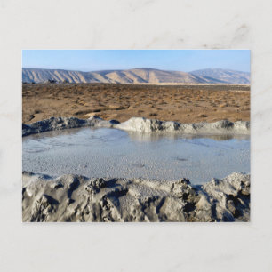 Mud vulcano postcard
