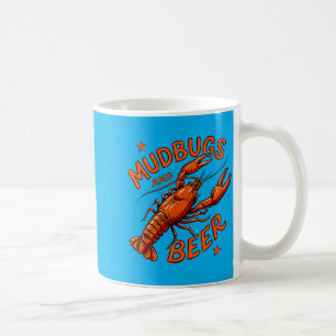 Mudbugs and Beer Crawfish Summer Seafood Boil Coffee Mug