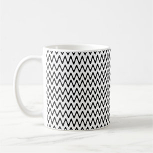 mudcloth zigzag art coffee mug