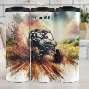 Mudding Adventure: Off-Roading, Splatter, Thrill Thermal Tumbler