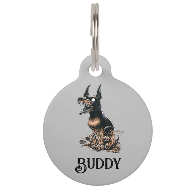 Muddy Boo Buddy Pet ID Tag (Front)