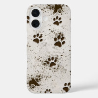 Muddy Dog Paws Prints