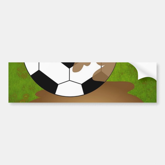 Muddy Football Bumper Sticker (Front)