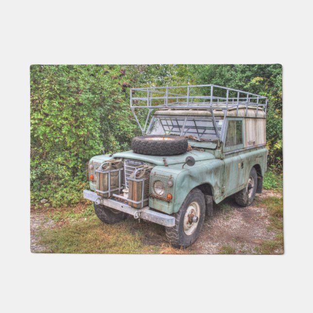 Muddy Land Rover Doormat (Front)