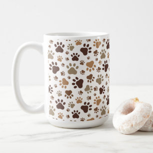 Muddy Paw Print Coffee Mug