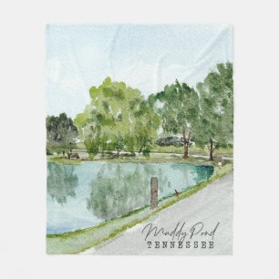 Muddy Pond Fleece Blanket - KN