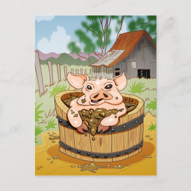 Muddy Postcard (Front)