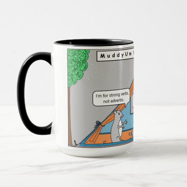 MuddyUm Writers' Retreat Year One Collectable Mug (Left)