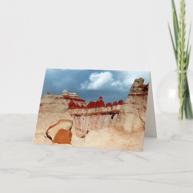Mudheads Candelabra, Blank Greeting Card (Front)