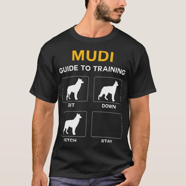 Mudi Guide To Training Dog Obedience Dog T-Shirt (Front)