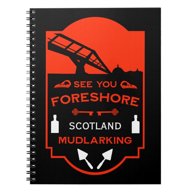  Mudlarking Foreshore History Notebook (Front)