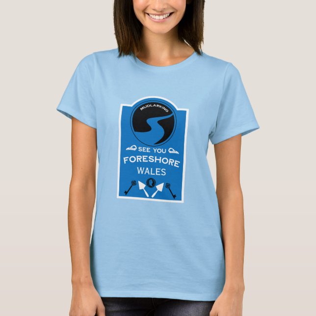 Mudlarking Hobby Gift T-Shirt (Front)