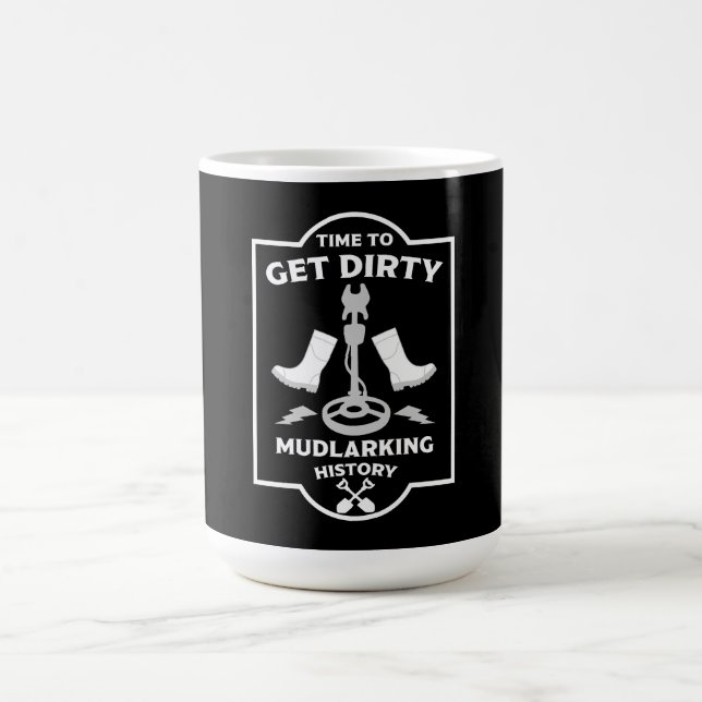 Mudlarking Metal Detecting Coffee Mug (Center)