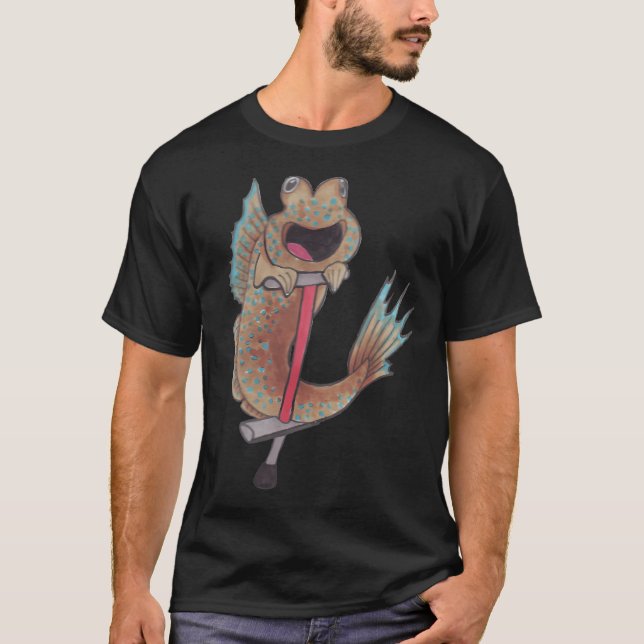 Mudskipper Pogo Stick T-Shirt (Front)