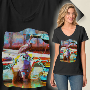 Muelle Los Peines Pelican 0463 T-Shirt