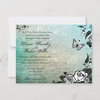 Muerte Day of the Dead Calaveras Sugar Skull Invitation