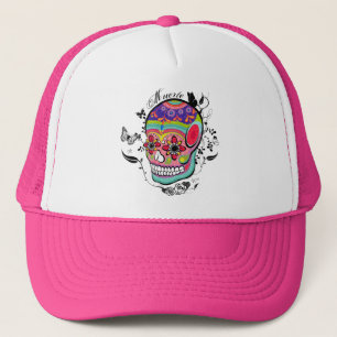 Muerte Day of the Dead Skull Hat! Trucker Hat
