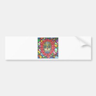 Muertos Sugar Skull Web Bumper Sticker