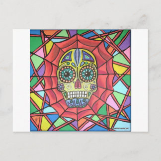 Muertos Sugar Skull Web Postcard