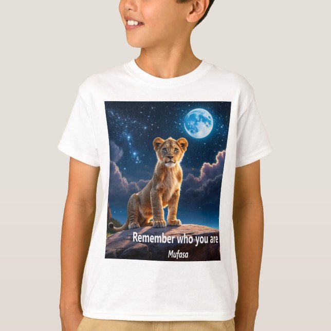 Mufasa Inspiring Phrase T-Shirt (Front)