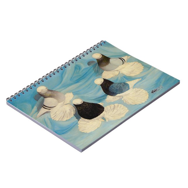 Muffed Tumblers Four Notebook (Left Side)