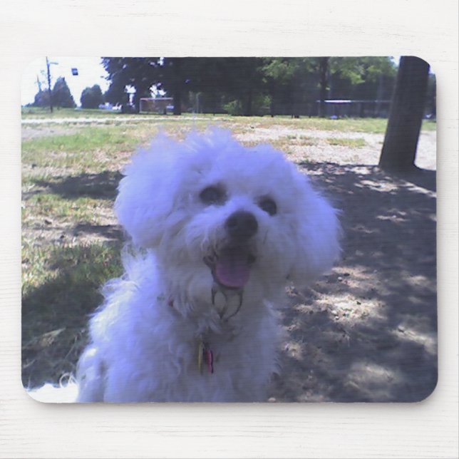 Muffie at the Dog Park Mouse Mat (Front)