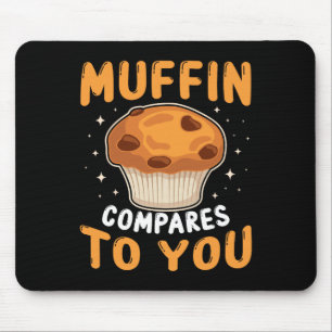 Muffin Compares To You Cute Couples Baking Lover V Mouse Mat